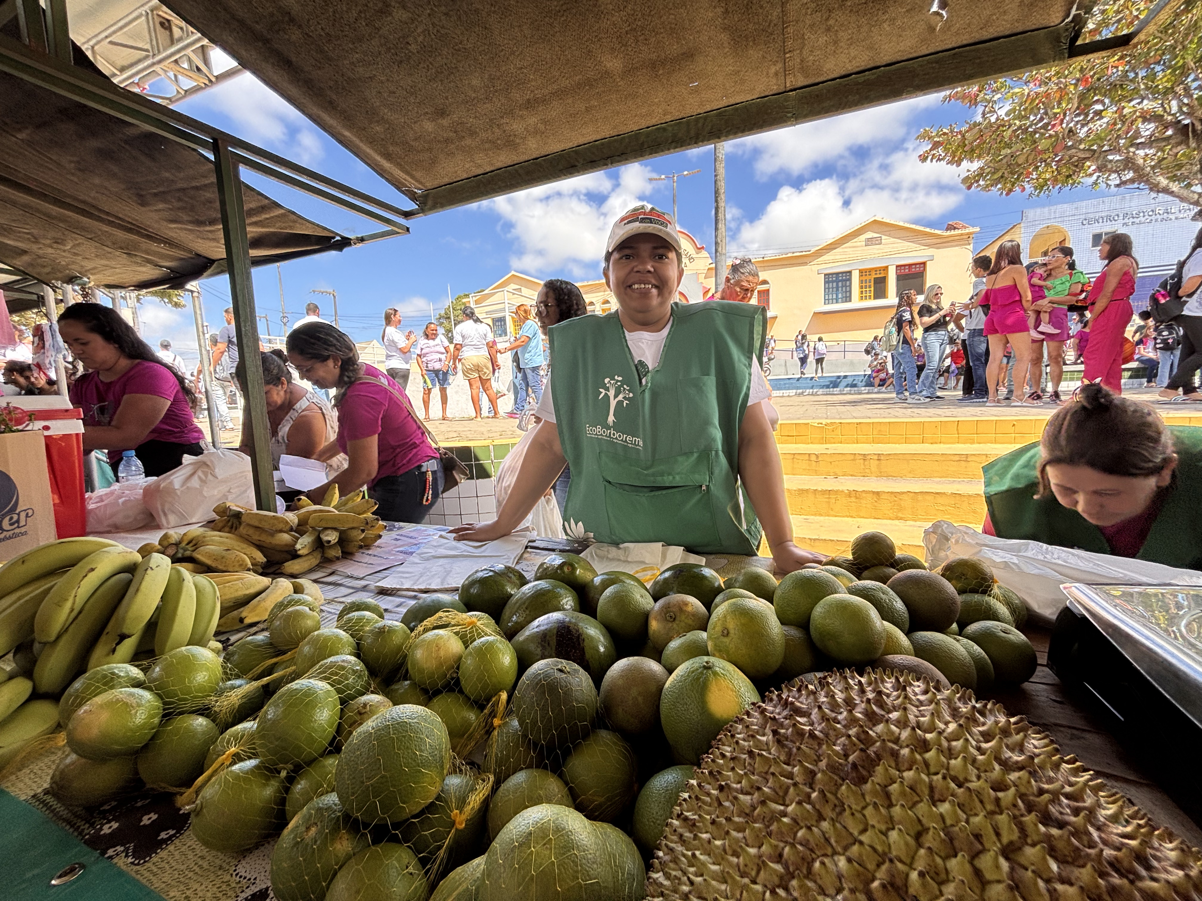 A Feira de Saberes e Sabores destacou o território da Borborema como produtor de alimentos | Foto: Giovanna Revoredo