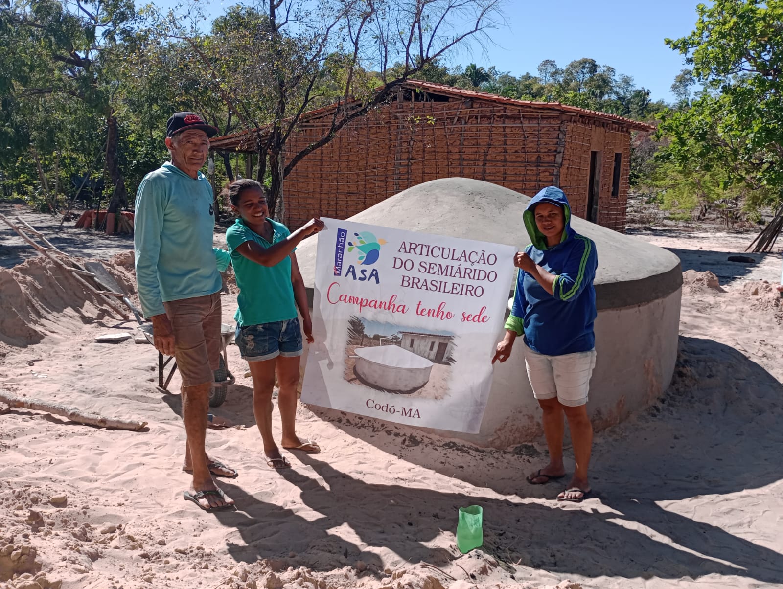 A Campanha Tenho Sede já favoreceu a construção de mais de 1,2 milhão de cisternas no Semiárido Brasileiro