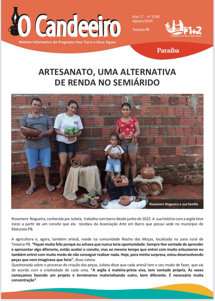 artesanato, uma alternativa de renda no simiárido
