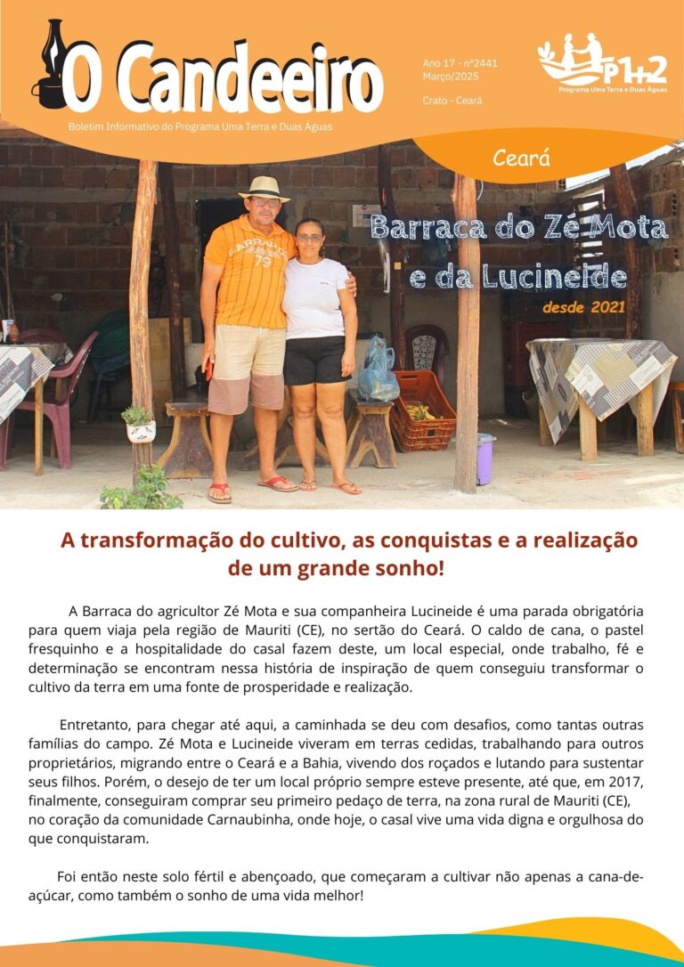 barraca do zé mota e da lucineide:      A transformação do cultivo, as conquistas e a realização de um grande sonho!
