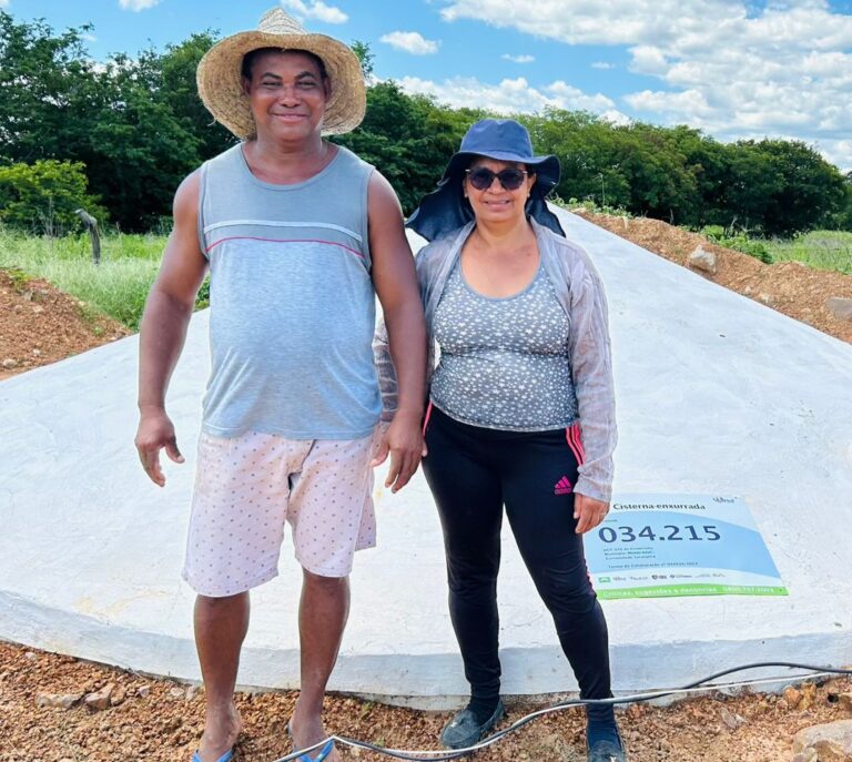 Da seca à esperança: a transformação de Antônio e Sidneia com a chegada da cisterna