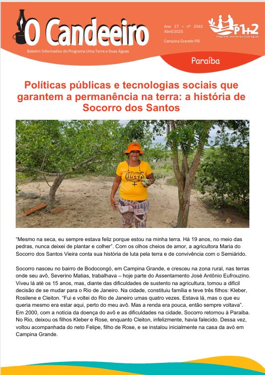 Políticas públicas e tecnologias sociais que garantem a permanência na terra: a história de Socorro dos Santos