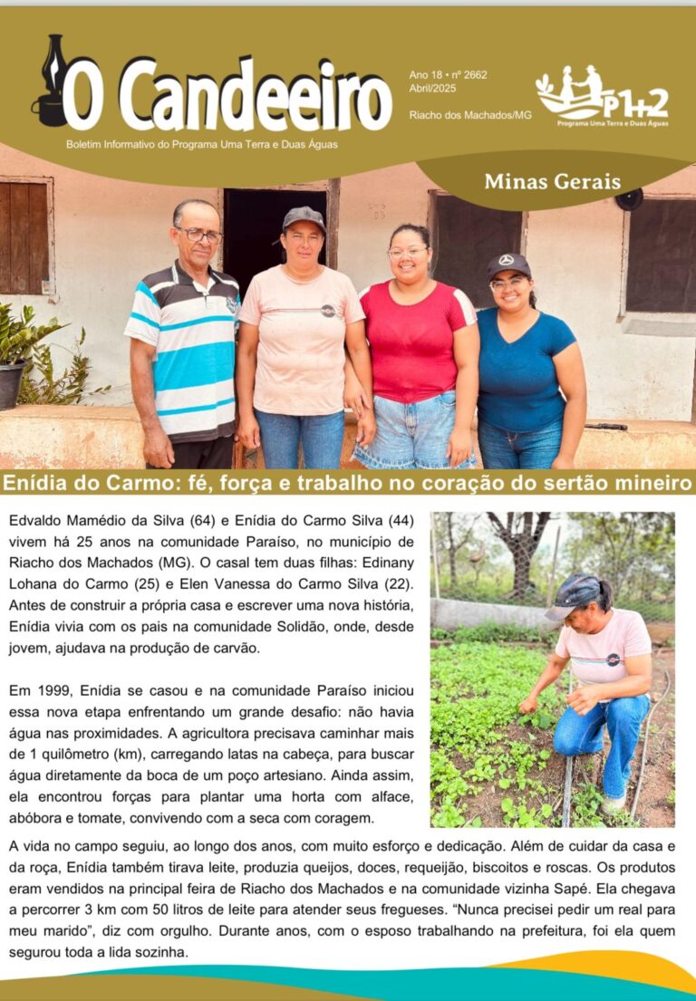 Enídia do Carmo: fé, força e trabalho no coração do sertão mineiro