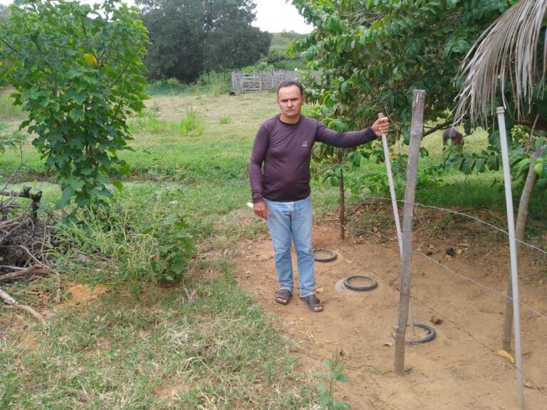 Genival e a recuperação das nascentes e margens do Riacho Cachoeira