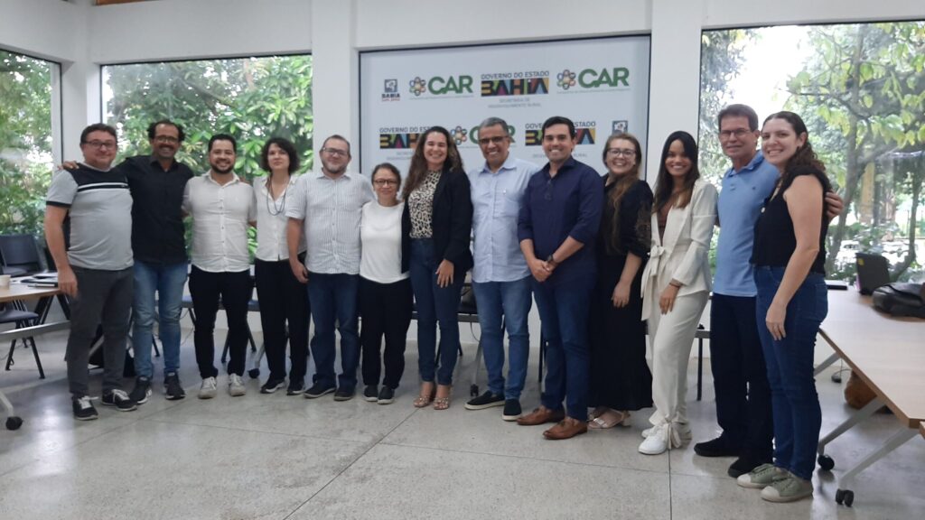 Representantes dos governos estaduais da Bahia, Sergipe e Ceará e da AP1MC, em Salvador.