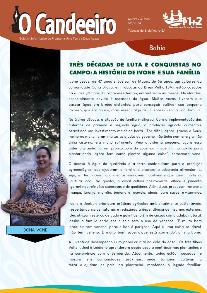 Três Décadas de Luta e Conquistas no Campo: A História de Ivone e sua família