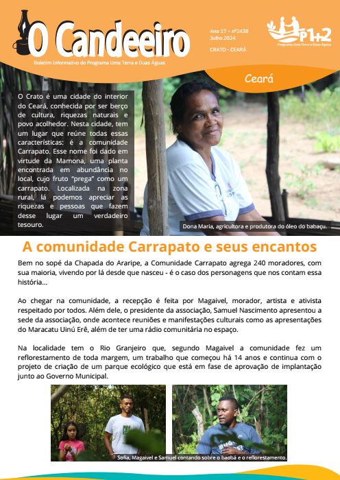 A comunidade Carrapato e seus encantos