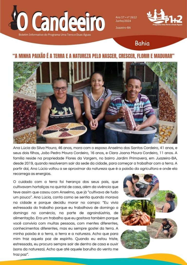 “A minha paixão é a terra e a natureza pelo nascer, crescer, florir e madurar”
