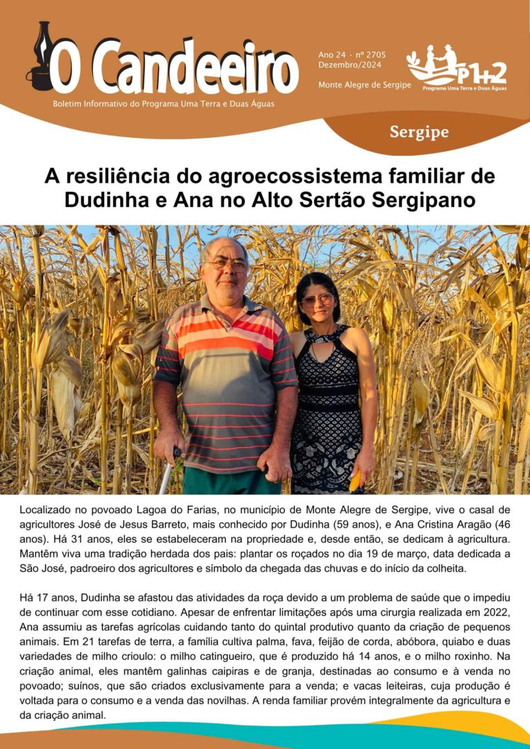A resiliência do agroecossistema familiar de Dudinha e Ana no Alto Sertão Sergipano