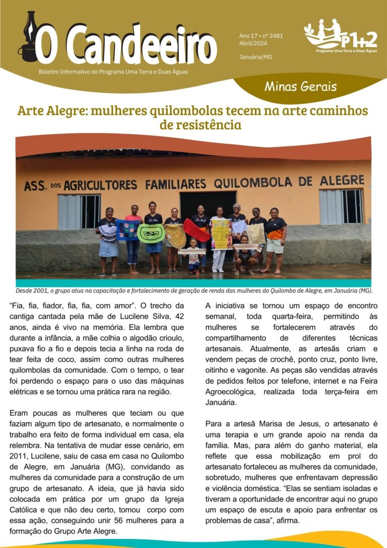 Arte Alegre: mulheres quilombolas tecem na arte caminhos de resistência