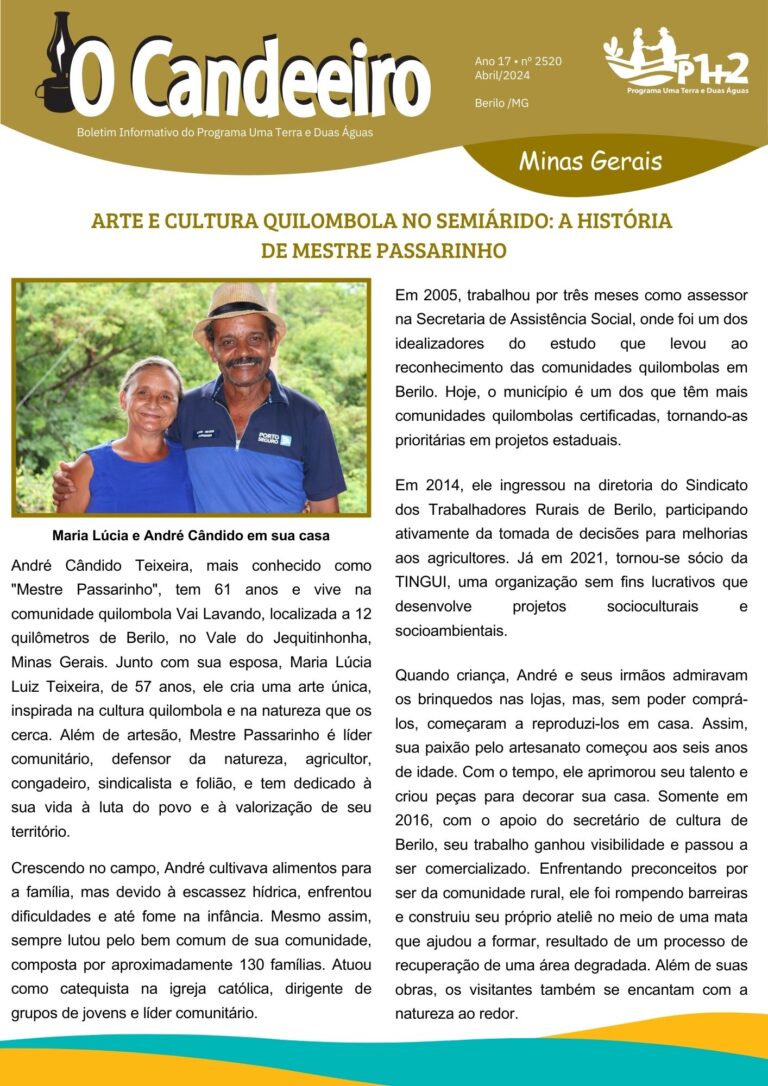 Arte e cultura quilombola no Semiárido: a história de mestre Passarinho