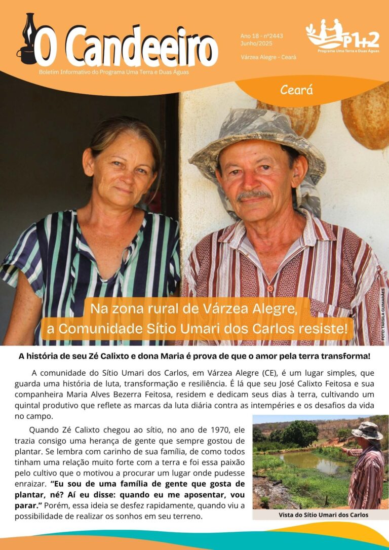 Barragem Subterrânea, a tecnologia que transformou a vida de Seu Zé Calixto, Dona Maria e da Comunidade Sítio Umari dos Carlos, em Várzea Alegre