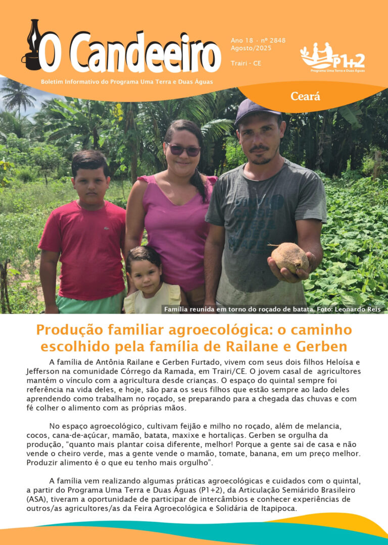 Produção familiar agroecológica: o caminho escolhido pela família de Railane e Gerben
