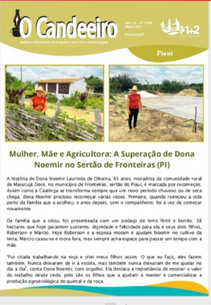 Mulher, Mãe e Agricultora: A Superação de Dona Noemir no Sertão de Fronteiras (PI)