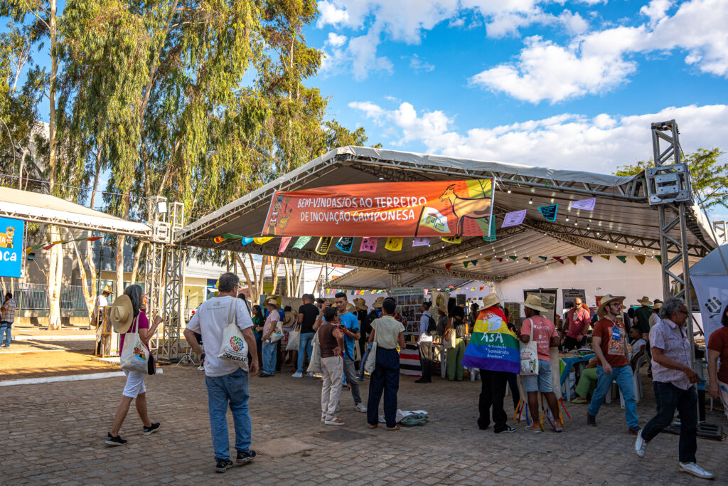 imagem mostra a tenda do Terreiro de Inovação Camponesa no 13º CBA
