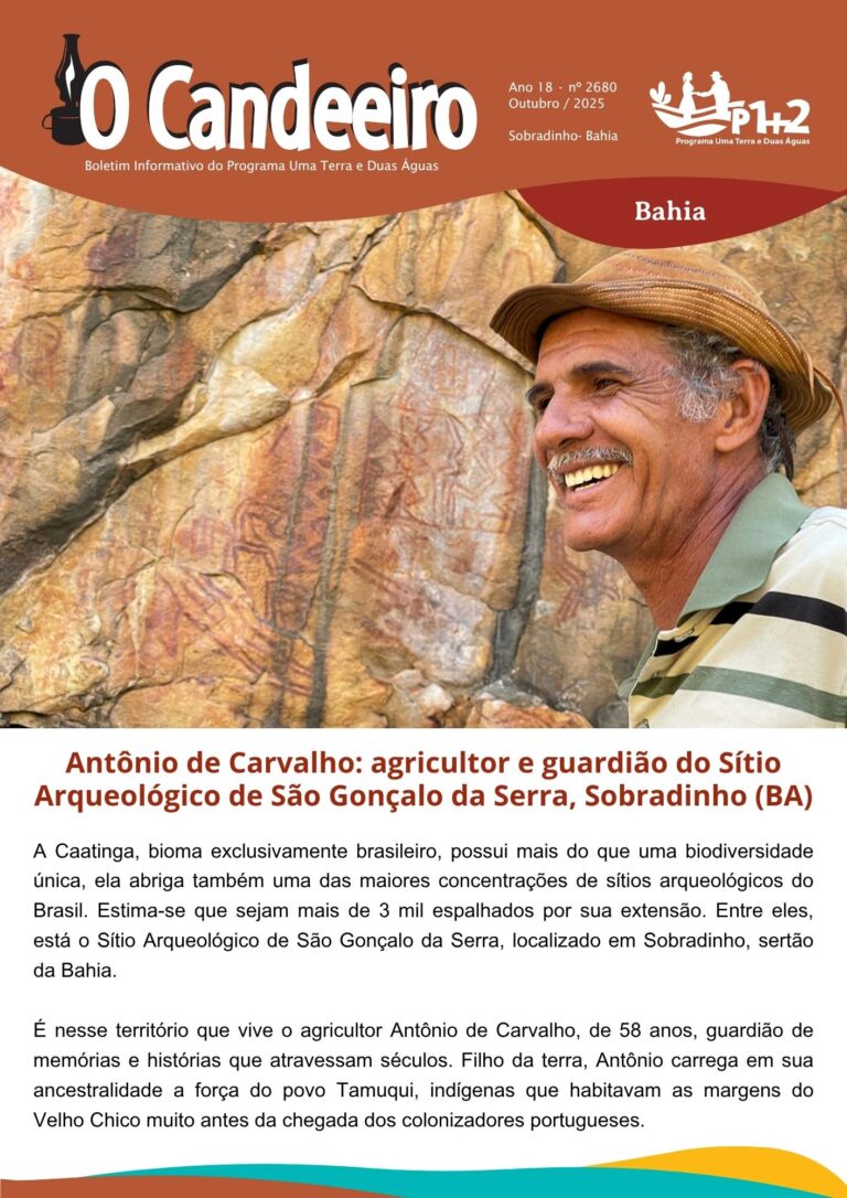 Antônio de Carvalho: agricultor e guardião do Sítio Arqueológico de São Gonçalo da Serra, Sobradinho (BA)