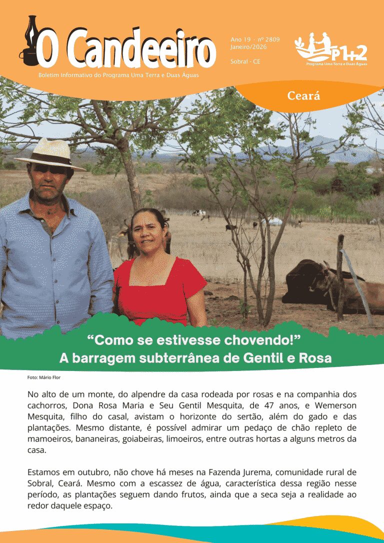 “Como se estivesse chovendo!”  A barragem subterrânea de Gentil e Rosa