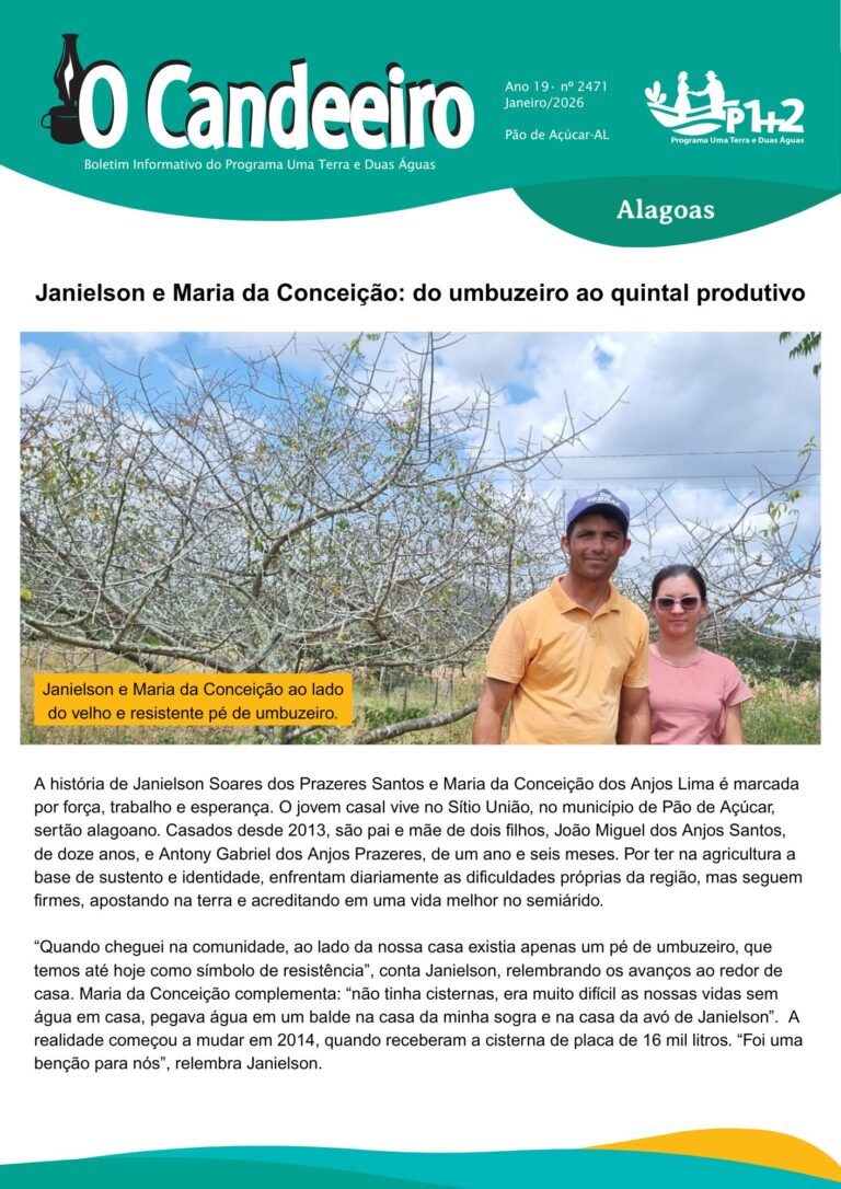 Janielson e Maria da Conceição: do umbuzeiro ao quintal produtivo