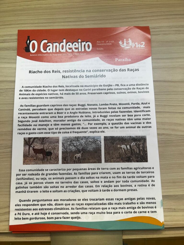 Riacho dos Reis, resistência na conservação das Raças Nativas do Semiárido