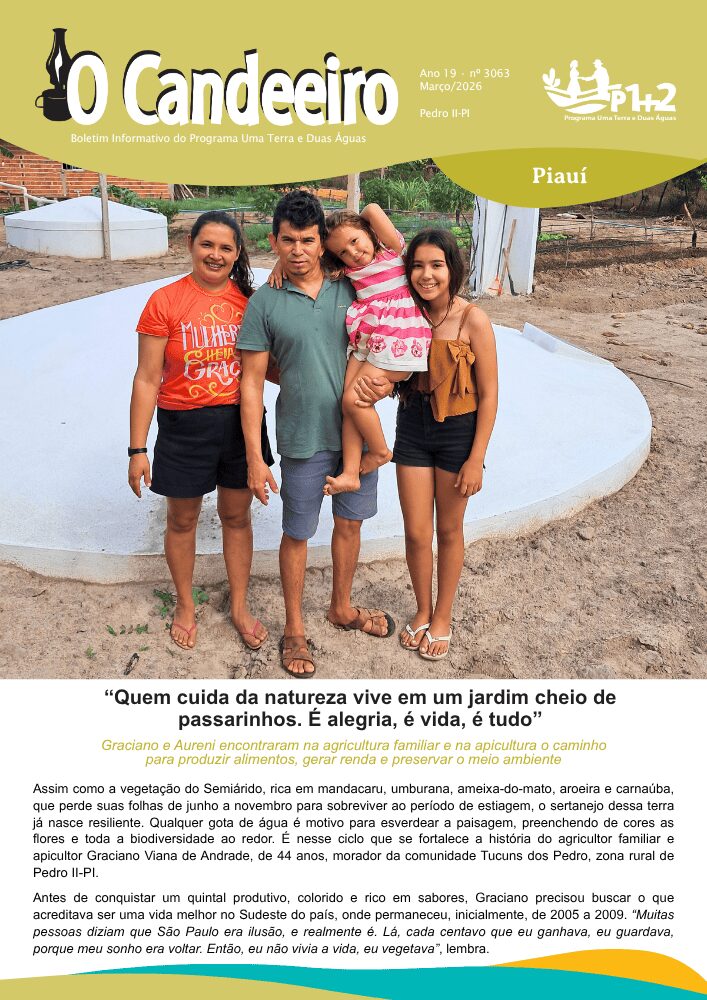 “Quem cuida da natureza vive em um jardim cheio de passarinhos. É alegria, é vida, é tudo”