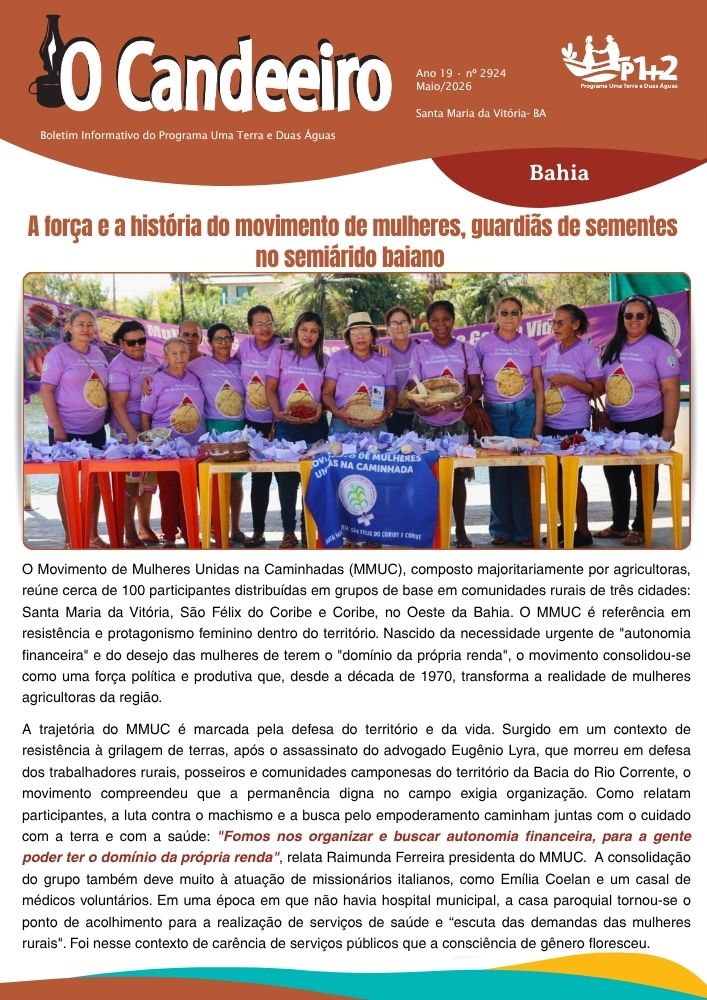 A força e a história do movimento de mulheres, guardiãs de sementes no semiárido baiano