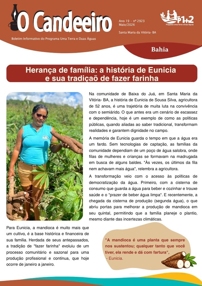 Herança de família: a história de Eunicia  e sua tradiçaõ de fazer farinha