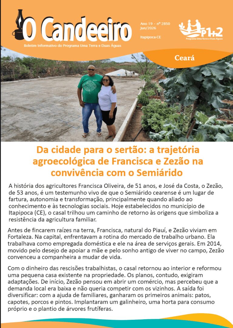 Da cidade para o sertão: a trajetória agroecológica de Francisca e Zezão na convivência com o Semiárido