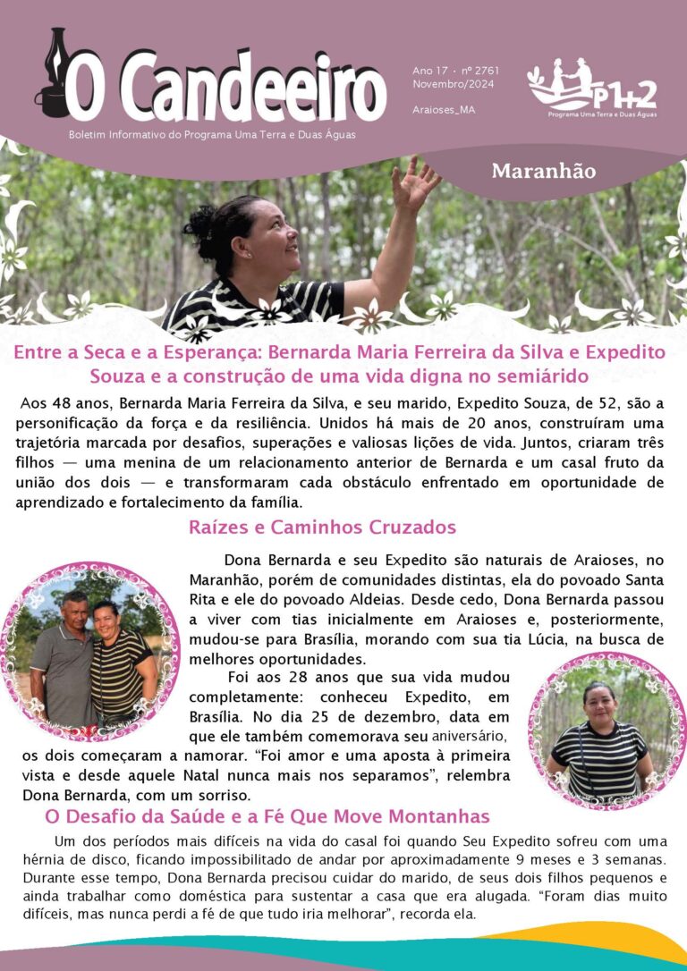 Entre a Seca e a Esperança: Bernarda Maria Ferreira da Silva e Expedito Souza e a construção de uma vida digna no semiárido