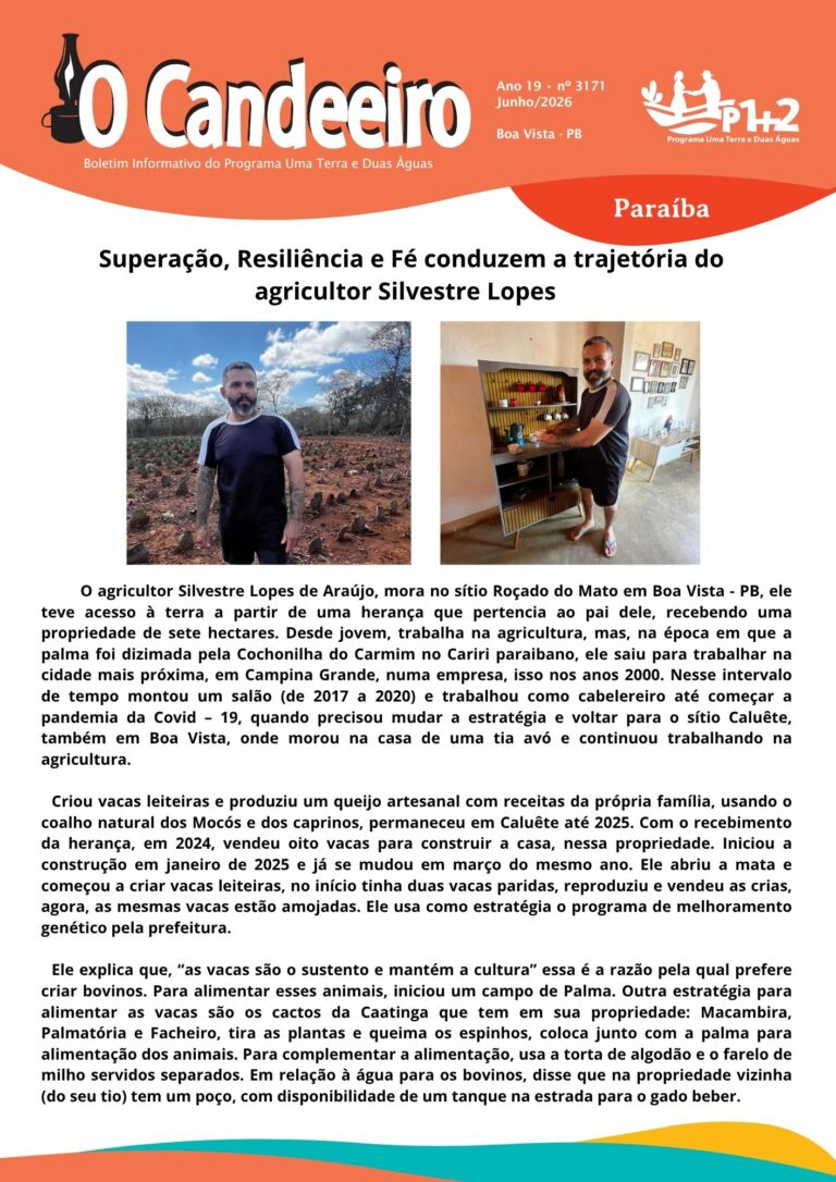 Superação, Resiliência e Fé conduzem a trajetória do agricultor Silvestre Lopes