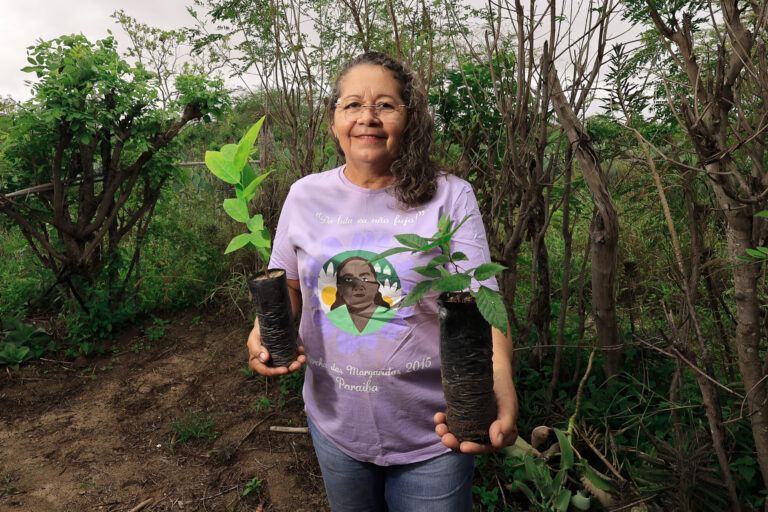 Maria Ivoneide Nunes de Oliveira, agricultora de Juazaeirinho (PB) | Foto: Arnaldo Sete/Asa Brasil