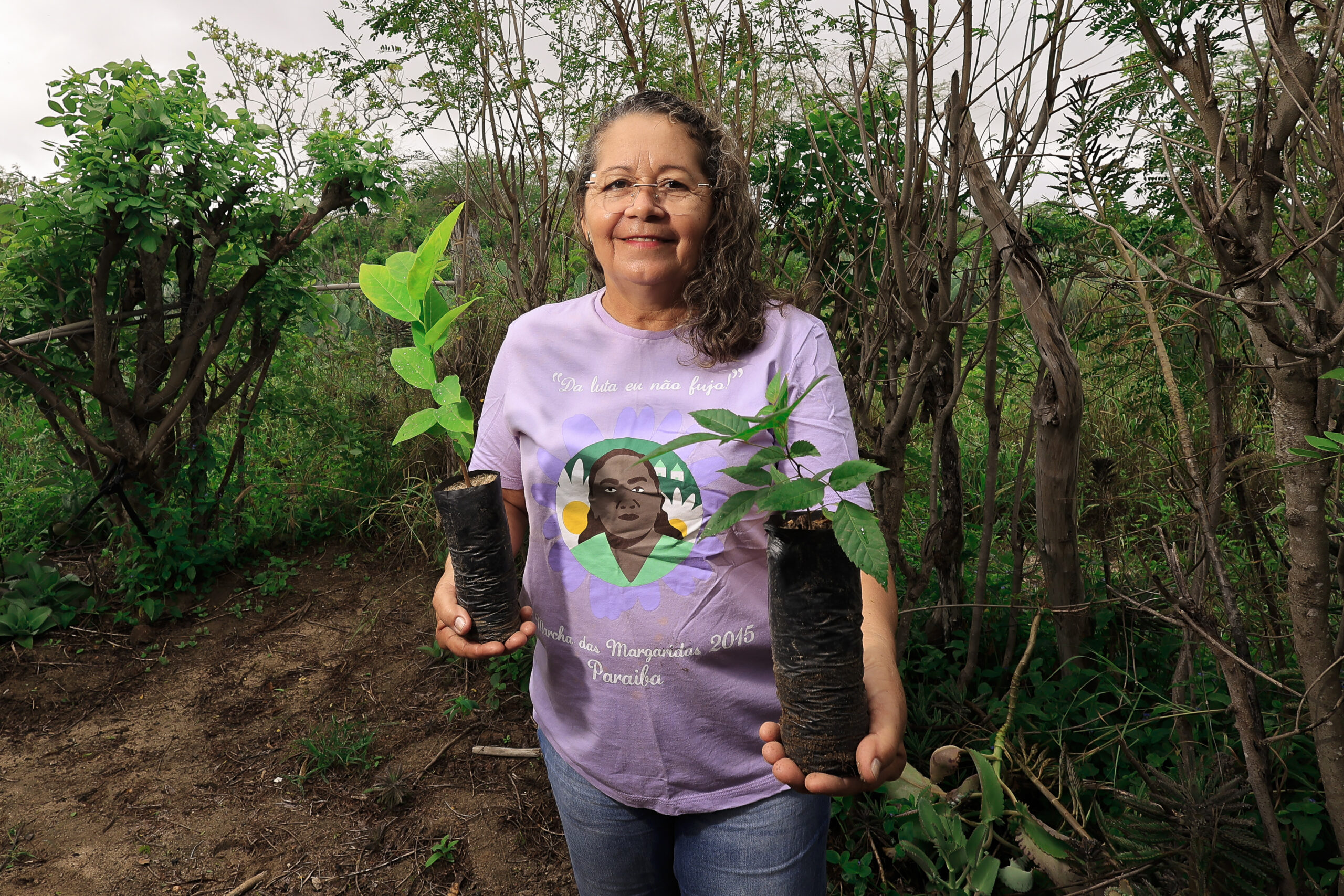 Maria Ivoneide Nunes de Oliveira, agricultora de Juazaeirinho (PB) | Foto: Arnaldo Sete/Asa Brasil