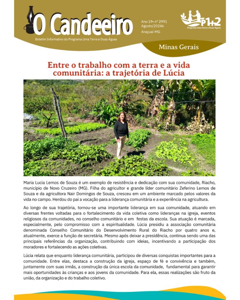 Entre o trabalho com a terra e a vida comunitária: a trajetória de Lúcia