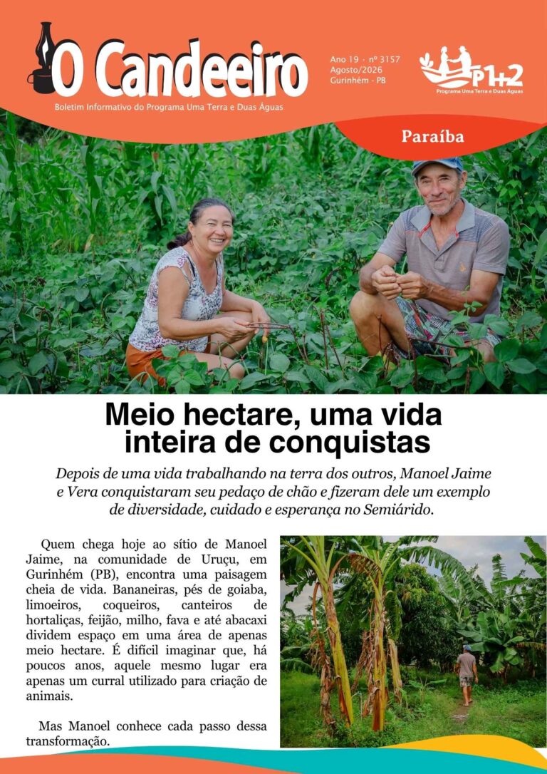 Meio hectare, uma vida  inteira de conquistas