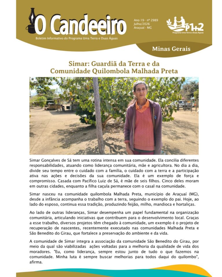Simar: guardiã da terra e da comunidade quilombola Malhada Preta