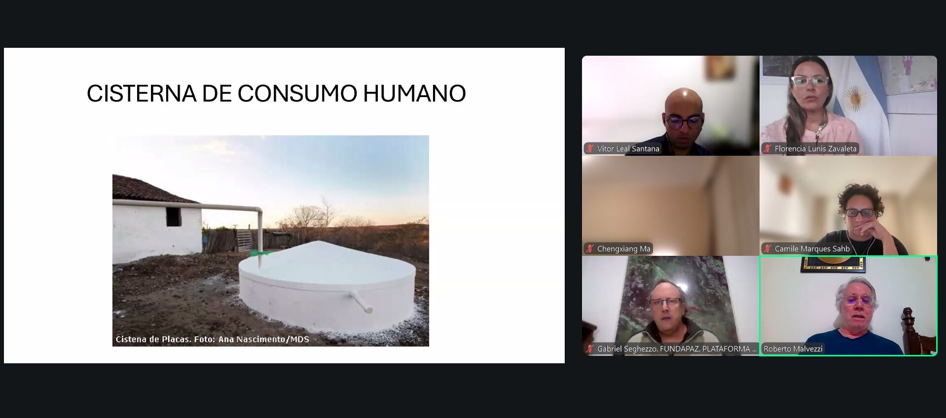 Webinário “Tecnologias de acesso à água para o fortalecimento da segurança alimentar e nutricional”