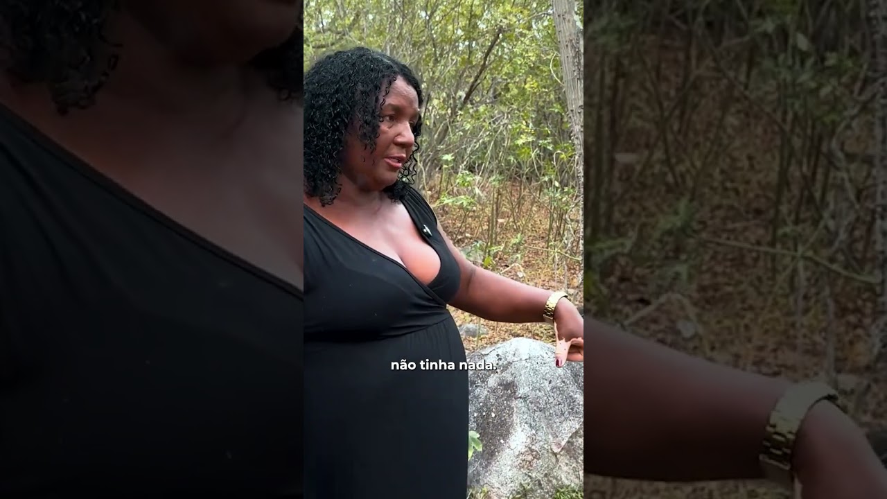 ELA REFLORESTOU COM AS PRÓPRIAS MÃOS