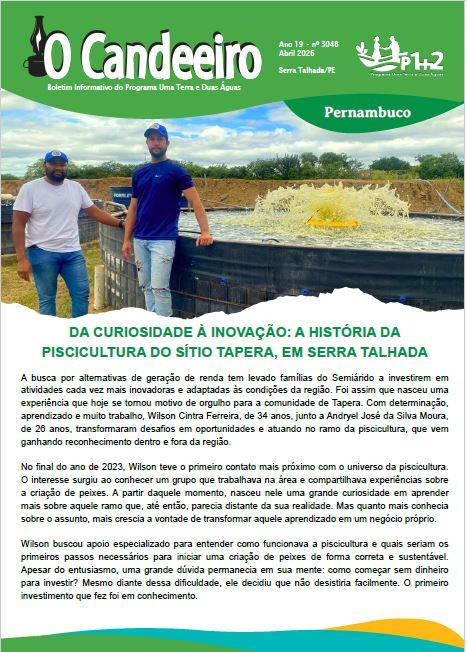 DA CURIOSIDADE À INOVAÇÃO: A HISTÓRIA DA PISCICULTURA DO SÍTIO TAPERA, EM SERRA TALHADA