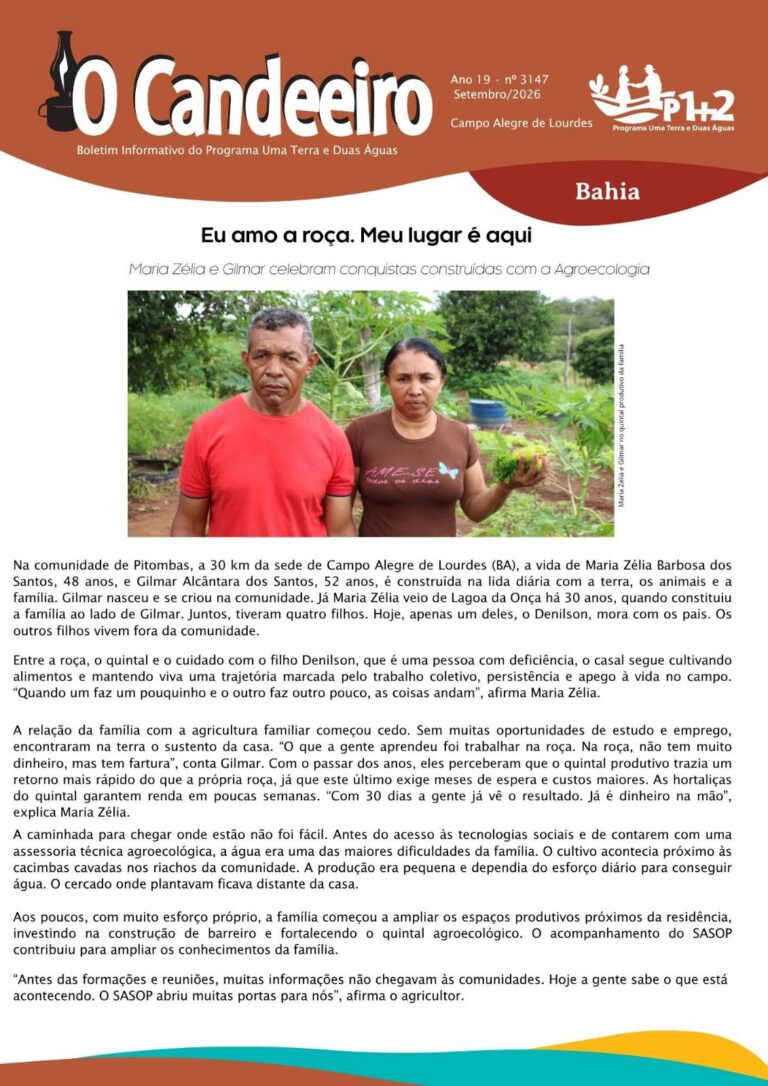 EU AMO A ROÇA. MEU LUGAR É AQUI