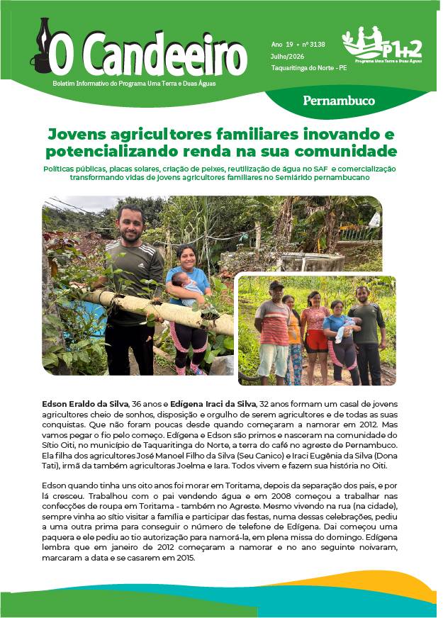 JOVENS AGRICULTORES FAMILIARES INOVANDO E POTENCIALIZANDO RENDA NA SUA COMUNIDADE